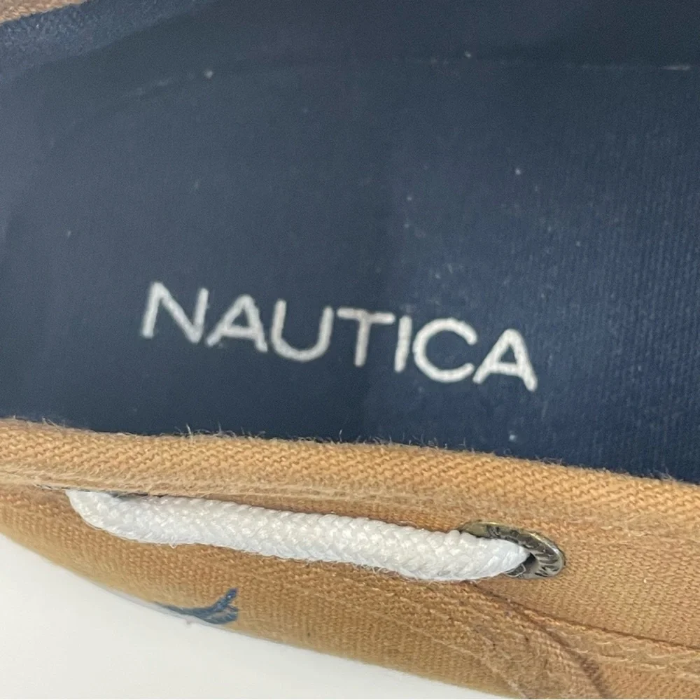 Nautica Spinnaker Tan Youth Boat Shoes Loafers Men’s/Youth Size 7